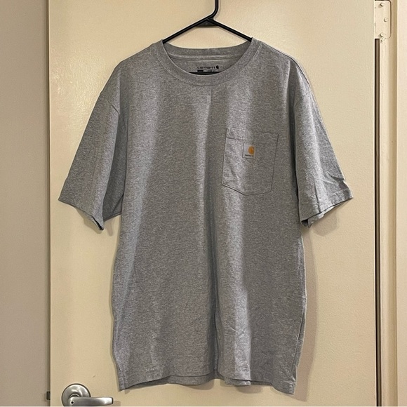 CARHARTT NWOT Workwear Loose Fit Short Sleeve Heathered T-Shirt - Picture 5 of 9